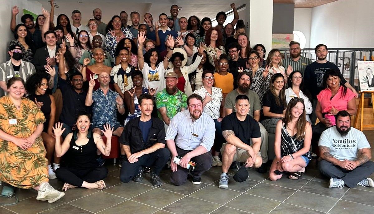 Meredith with the Parabola Center team and attendees