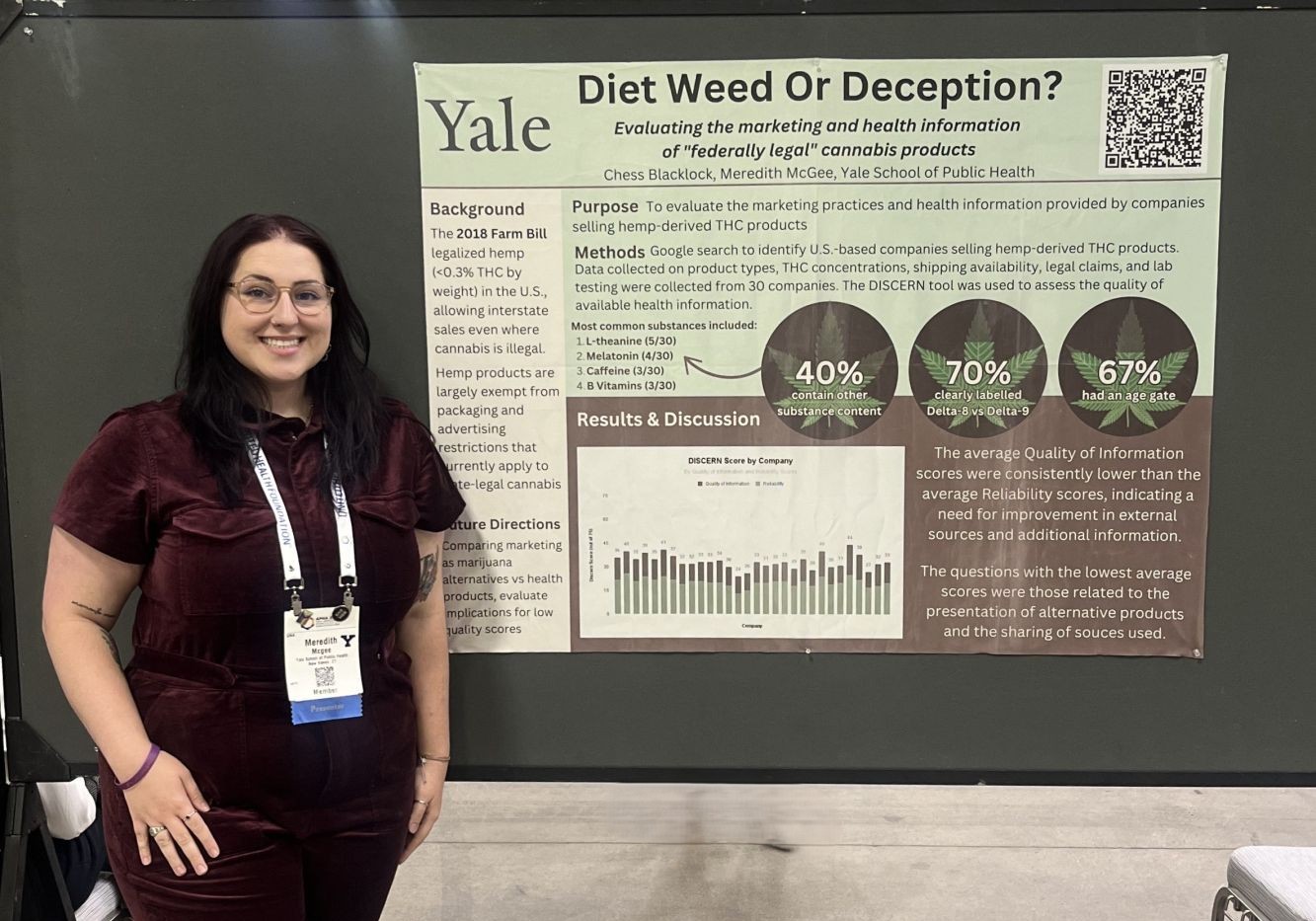 Meredith McGee presenting research